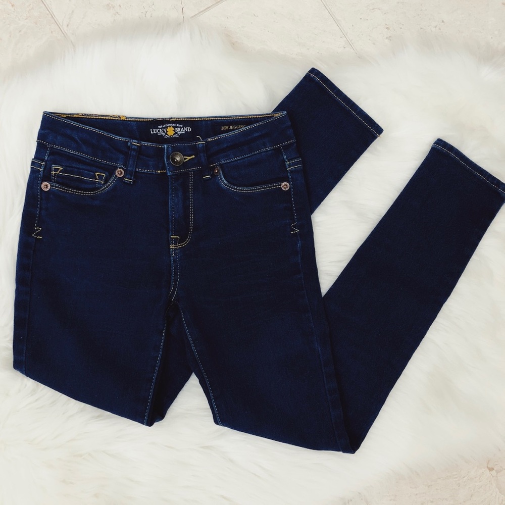 Woman’s Lucky Brand Size 24 Blue Skinny Jeans